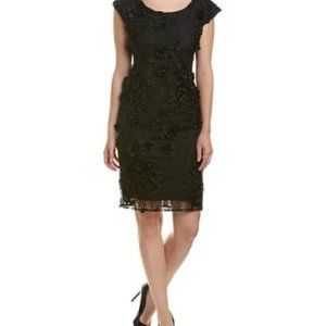 Sara Campbell Black Sheath Dress (NWOT- Size 10)